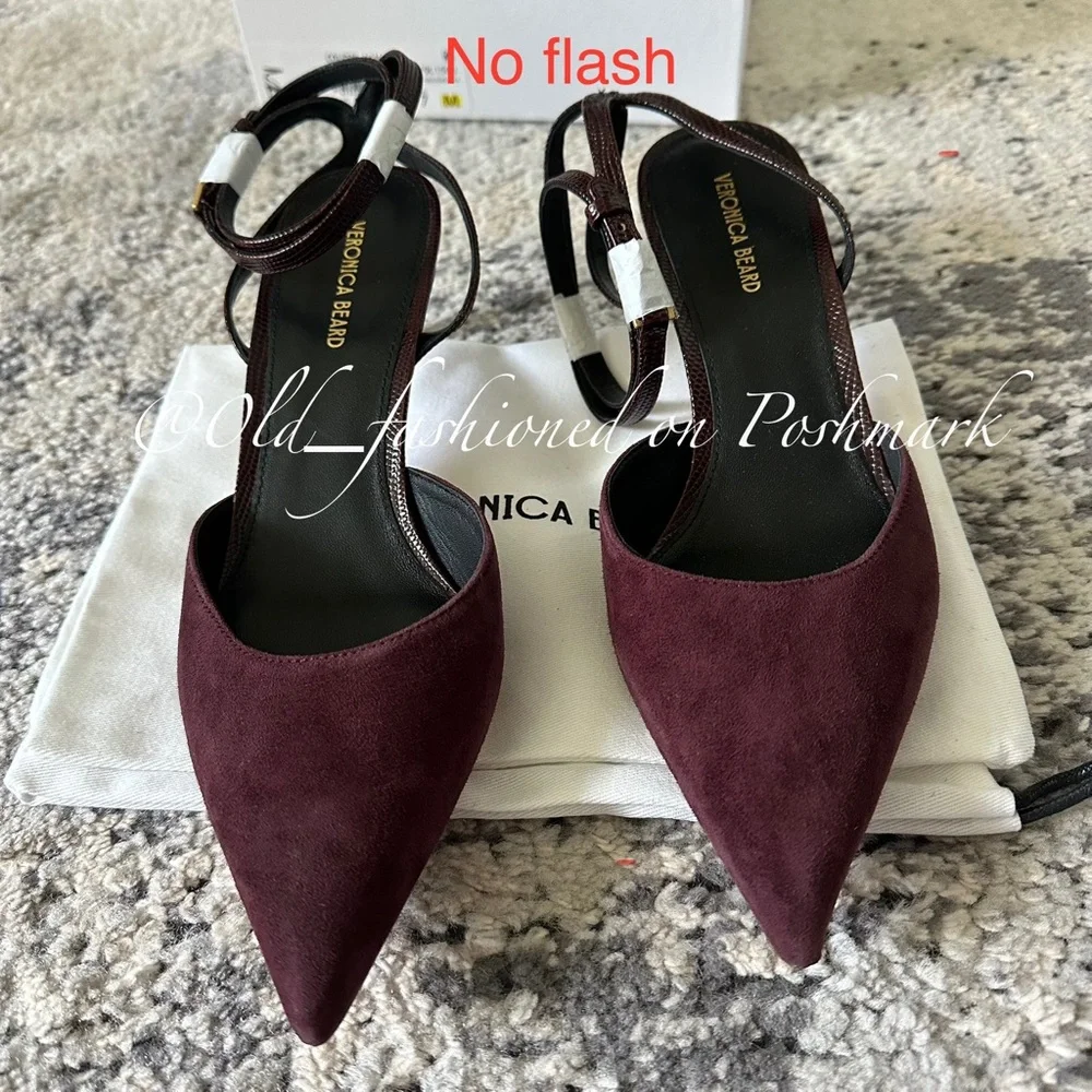 VERONICA BEARD Leather Colette Pumps